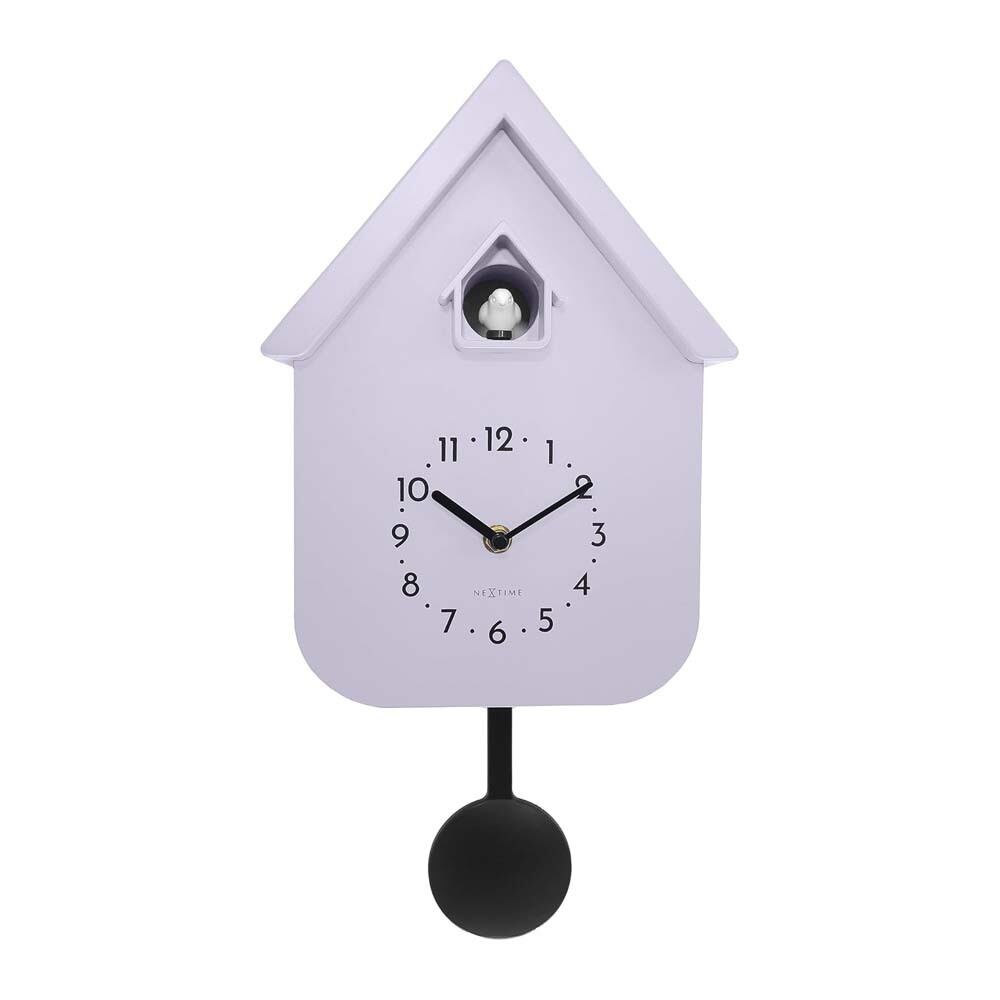 壁時計 掛時計 鳩時計 振り子時計 NEXTIME ネクスタイム ウォールクロック Twitter LA ラベンダー / NXT-3328LA ステップムーブ STANDARD COLLECTION