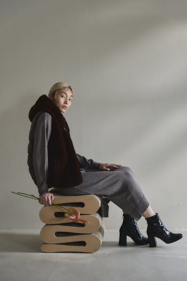 Muel Chic ミュエルシック / Mont Fake mouton Vest モントフェイク