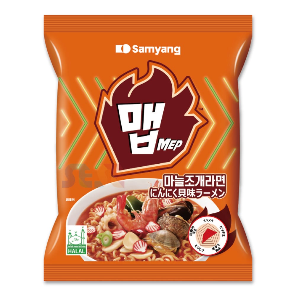 SAMYANG メップ にんにく貝味 110g / メップテン 三洋 サムヤン MEP