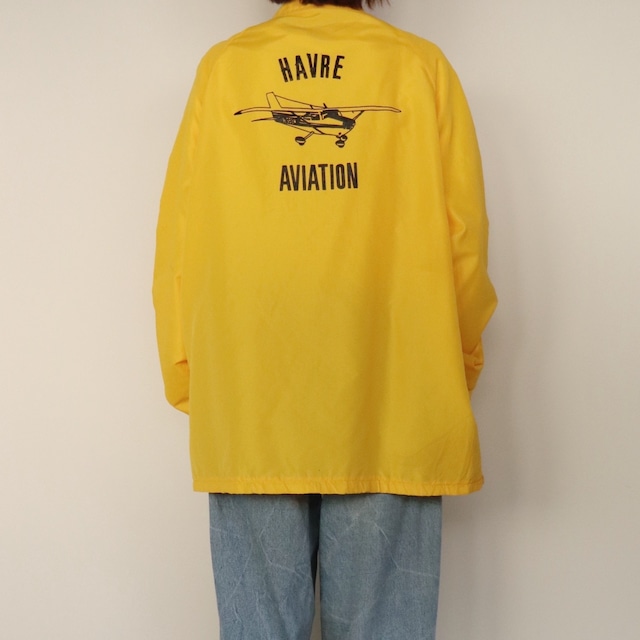 【USED】HAVRE AVIATION Zip Jacket / Yellow