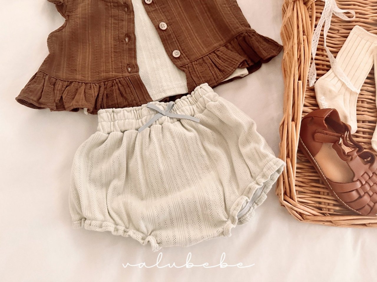 [valubebe] Lumi Eyelet Bloomer / [벨루베베] 루미아일렛블루머