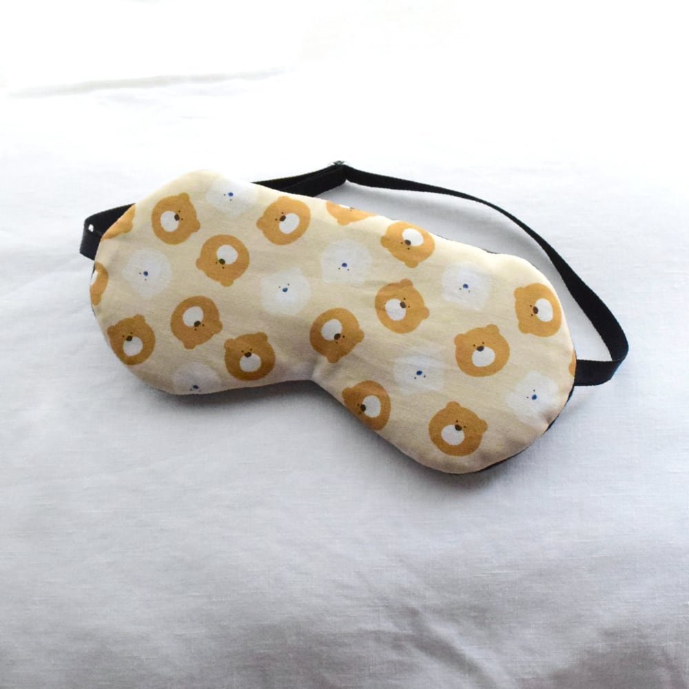 くまちゃんアイマスク|収納ポーチ付|母の日無料ギフトラッピング有