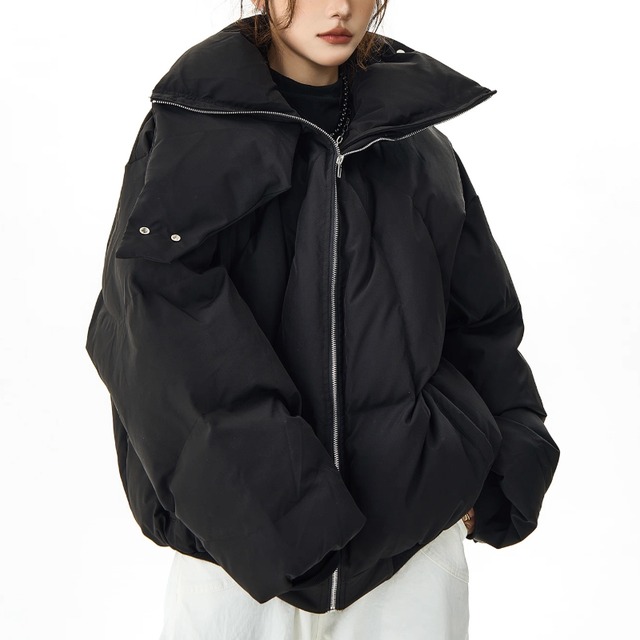 black volume jacket　ブラックボリュームジャケット　J1556