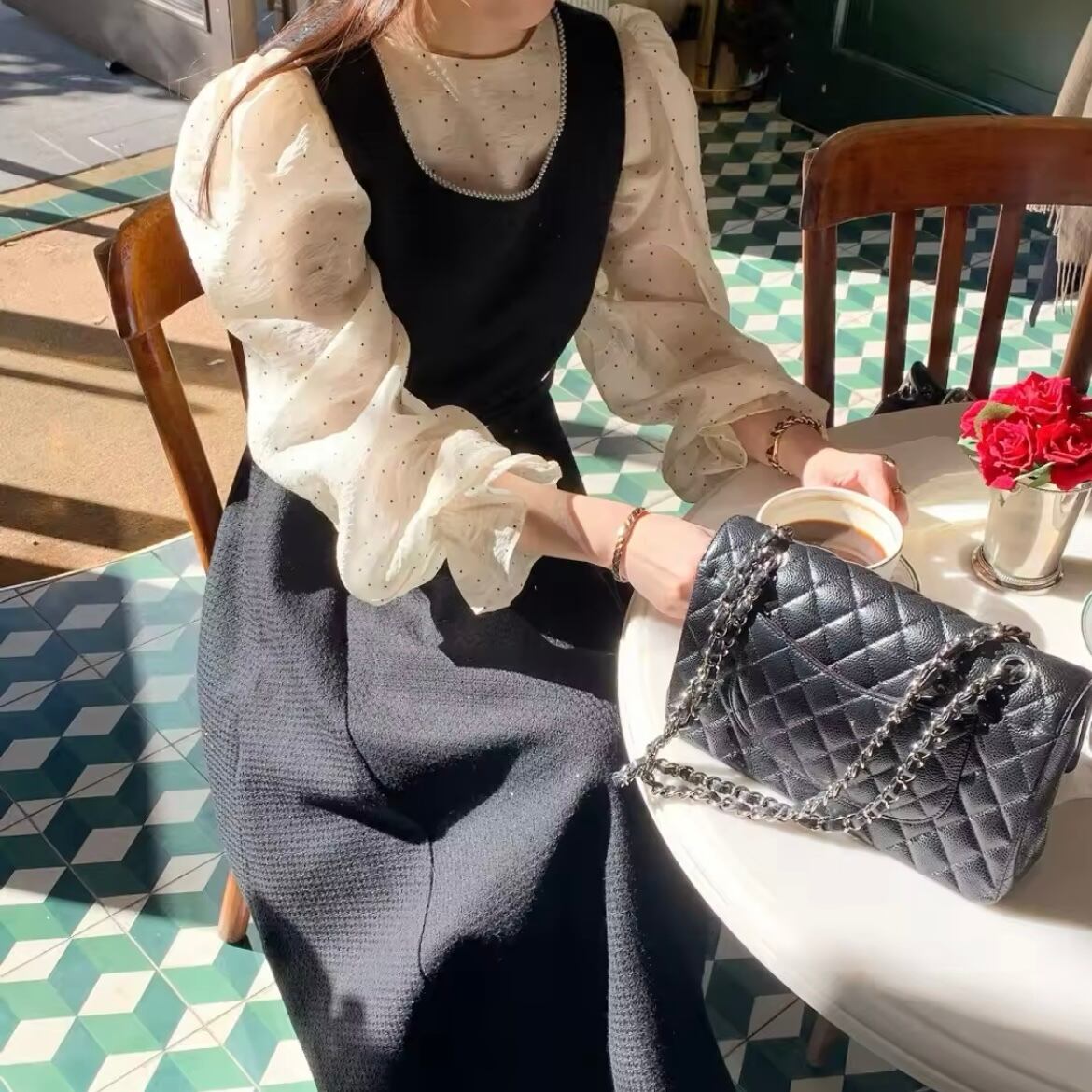 2wayリボンブラウス