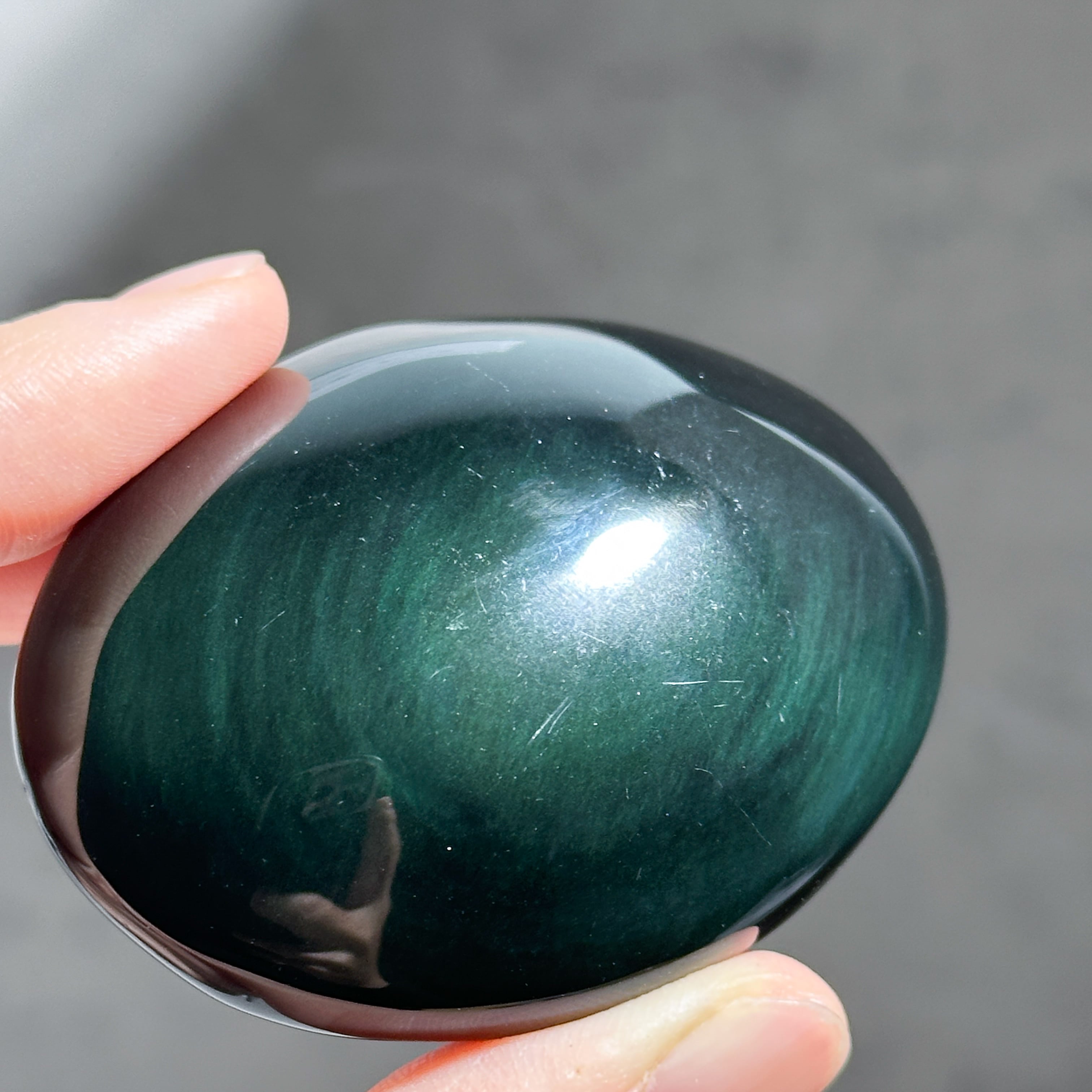 レインボーオブシディアン パーム61◇ Rainbow Obsidian ◇天然石