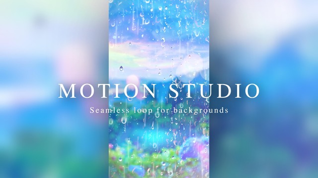 梅雨・雨の日の縦型動画素材