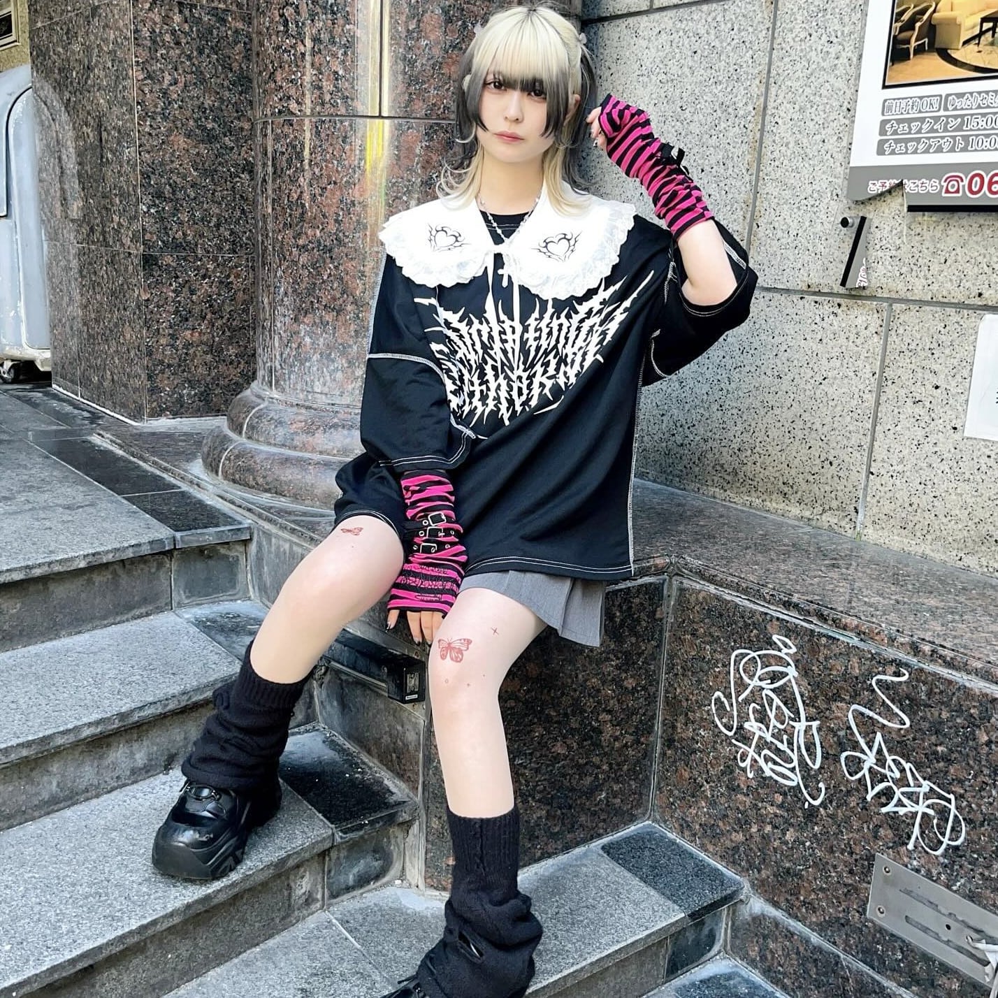 送料無料】トライバルロゴステッチTシャツ | VOLCAN&APHRODITE 公式通販
