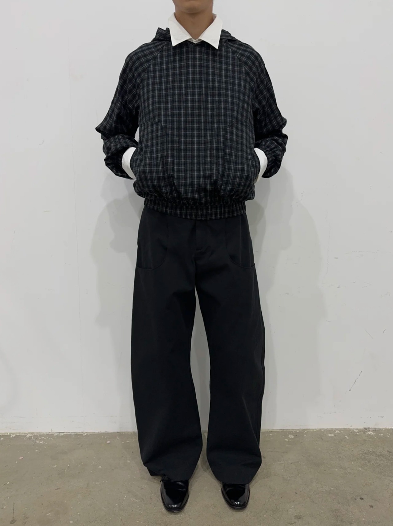 Nothingnoth 25AW Checkered Hoodie