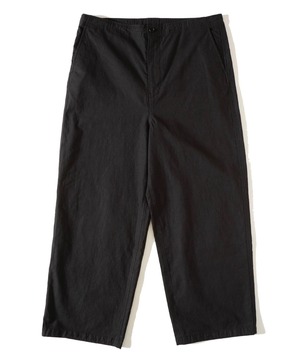 UNIVERSAL PRODUCTS/232-60503 PHATEE HEMP GARMENT DYED OVER PANTS(BLACK）