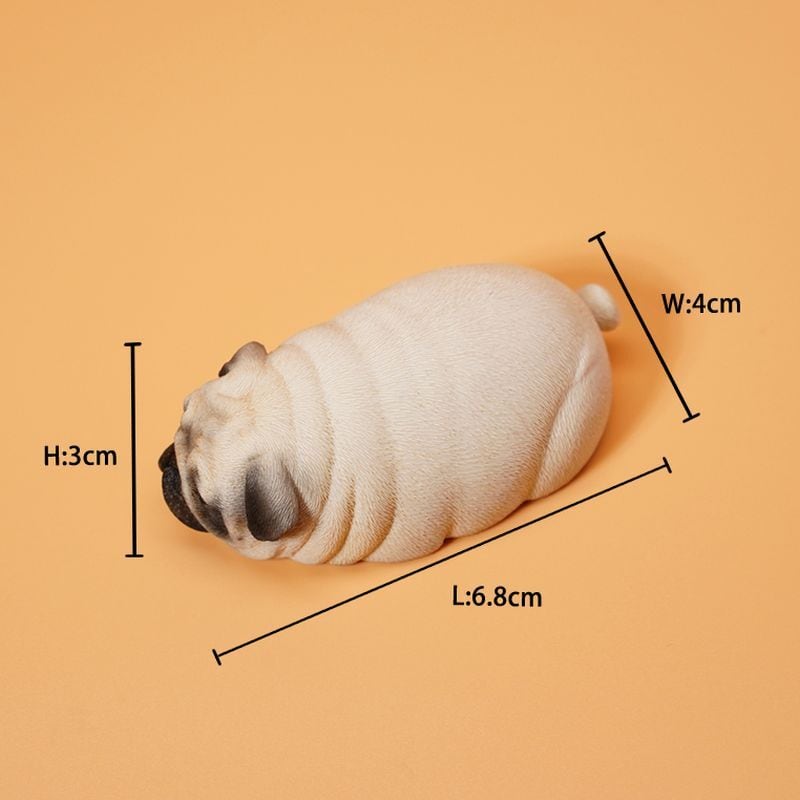 Exquisite figure -Pug Bread- plush22 | Pug shower - パグシャワー