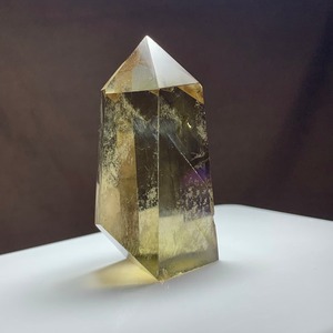 1.超透明☆天使の梯子☆エンジェルラダー・オリーブシトリン ポイント