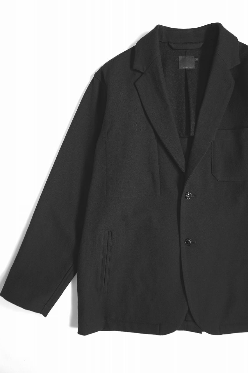 Virgin Wool Washed Twill Jacket