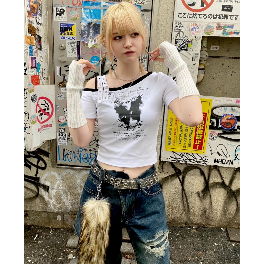 Butterfly 2ベルトピタTシャツ | VOLCAN&APHRODITE