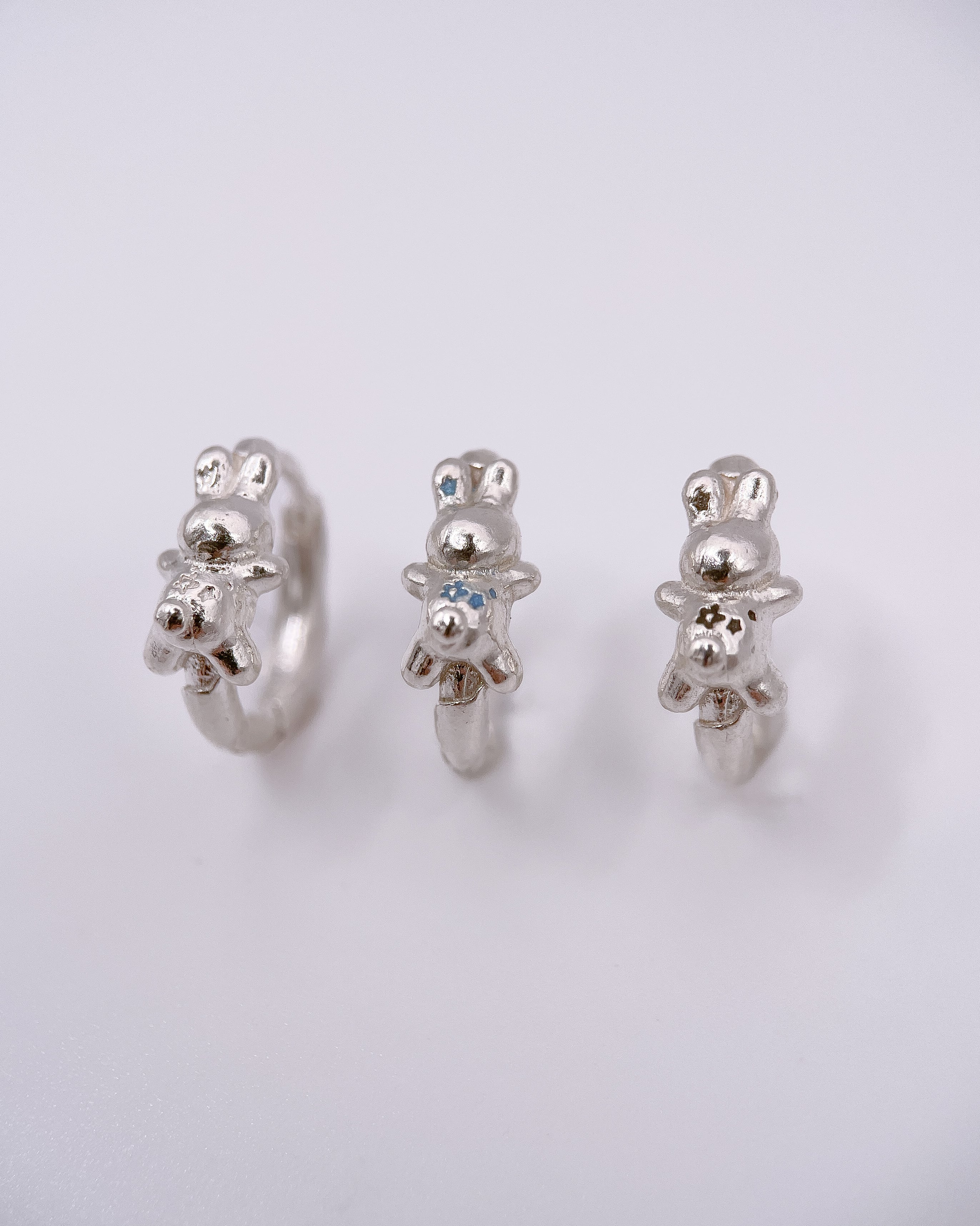 lanie うさぎクリップ ネイビー lanie うさぎクリップ ネイビー lanie うさぎクリップ ネイビー hair