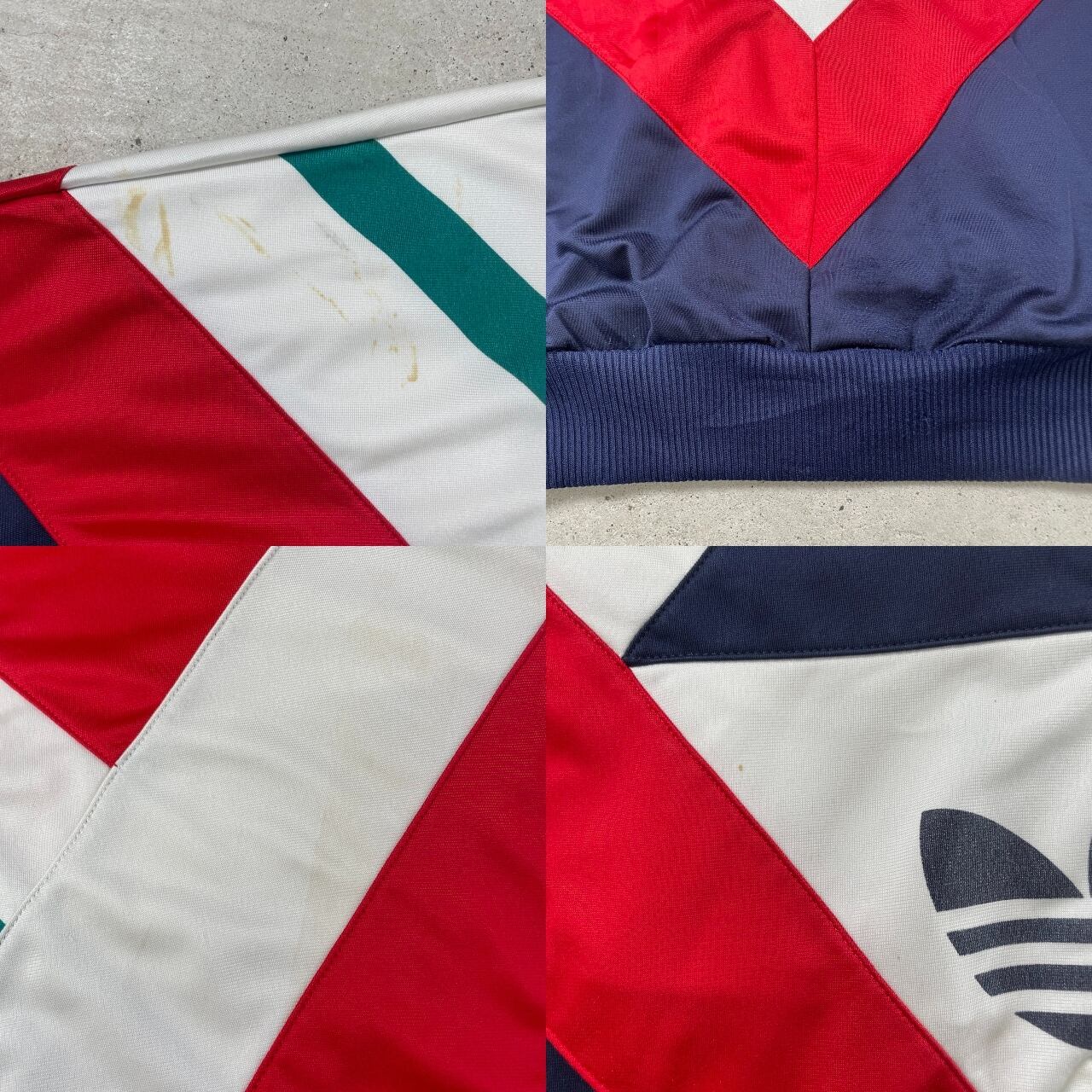 80年代 adidas アディダス トラックジャケット ジャージ メンズL 古着