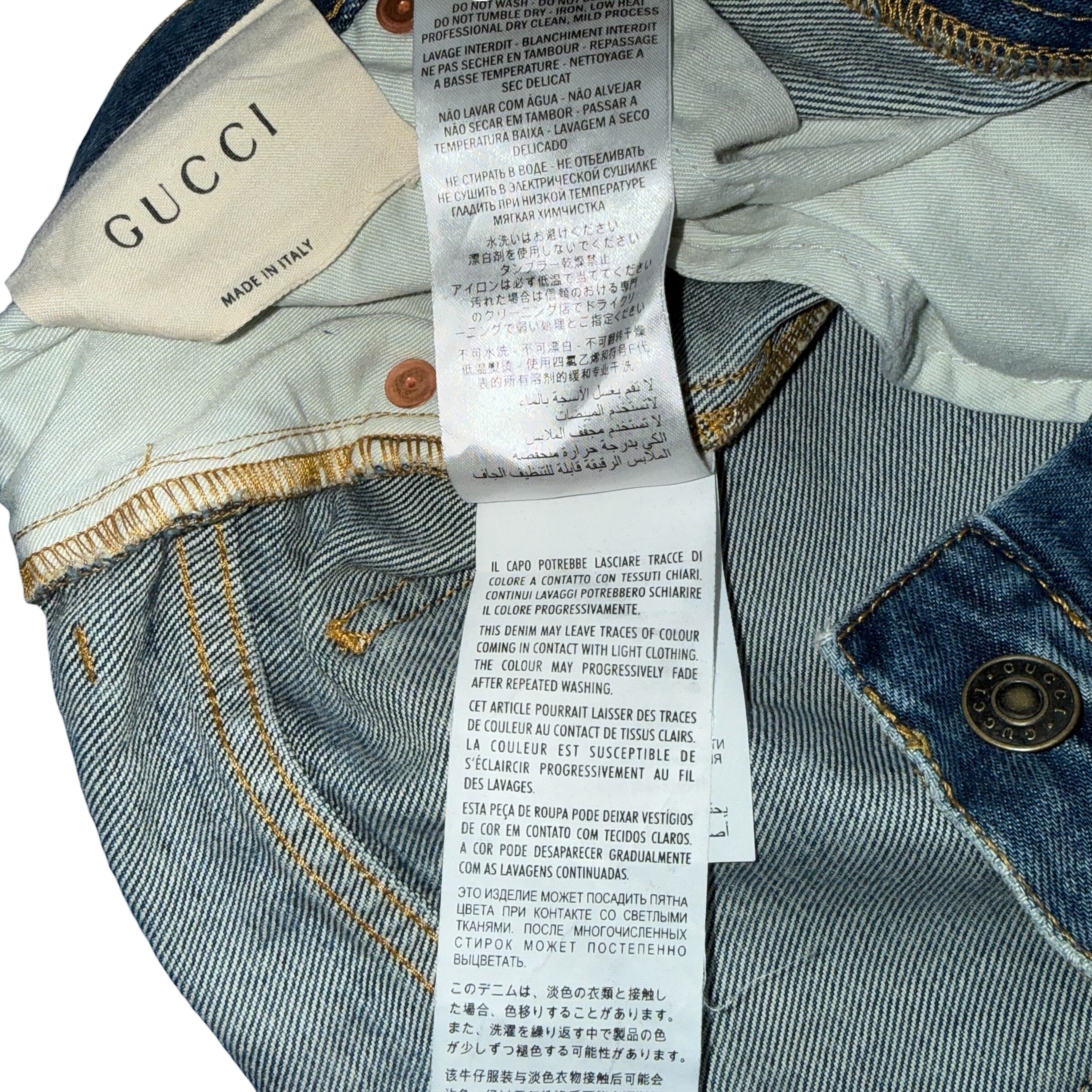 グッチ 最終価格❗️ダメージ加工デニムPT GUCCI - Gucci 17SS メンズ