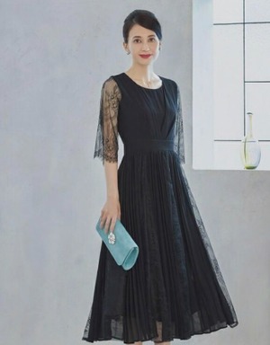 送料無料 未使用 発表会 パーティ 女優 イベント 7号 S レース 美しい ワンピ－ス [OPN2956]