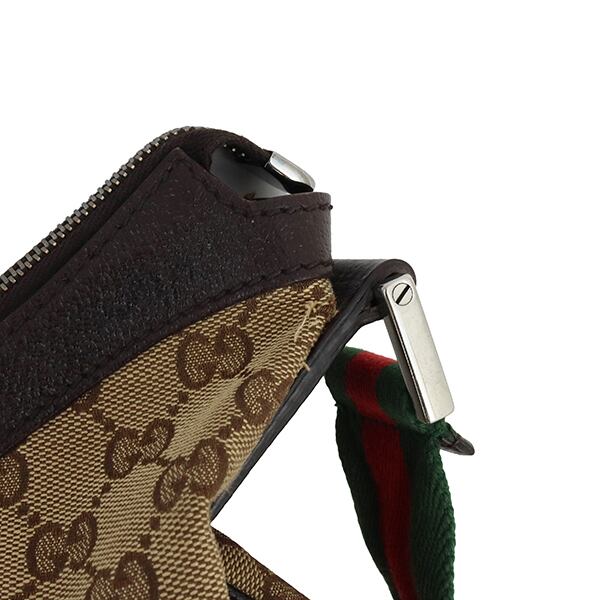 Used GUCCI グッチ ショルダーバッグ シェリーライン GGキャンバス