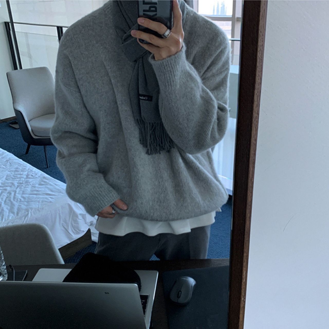 ソフトシャギーニット　MT0080349