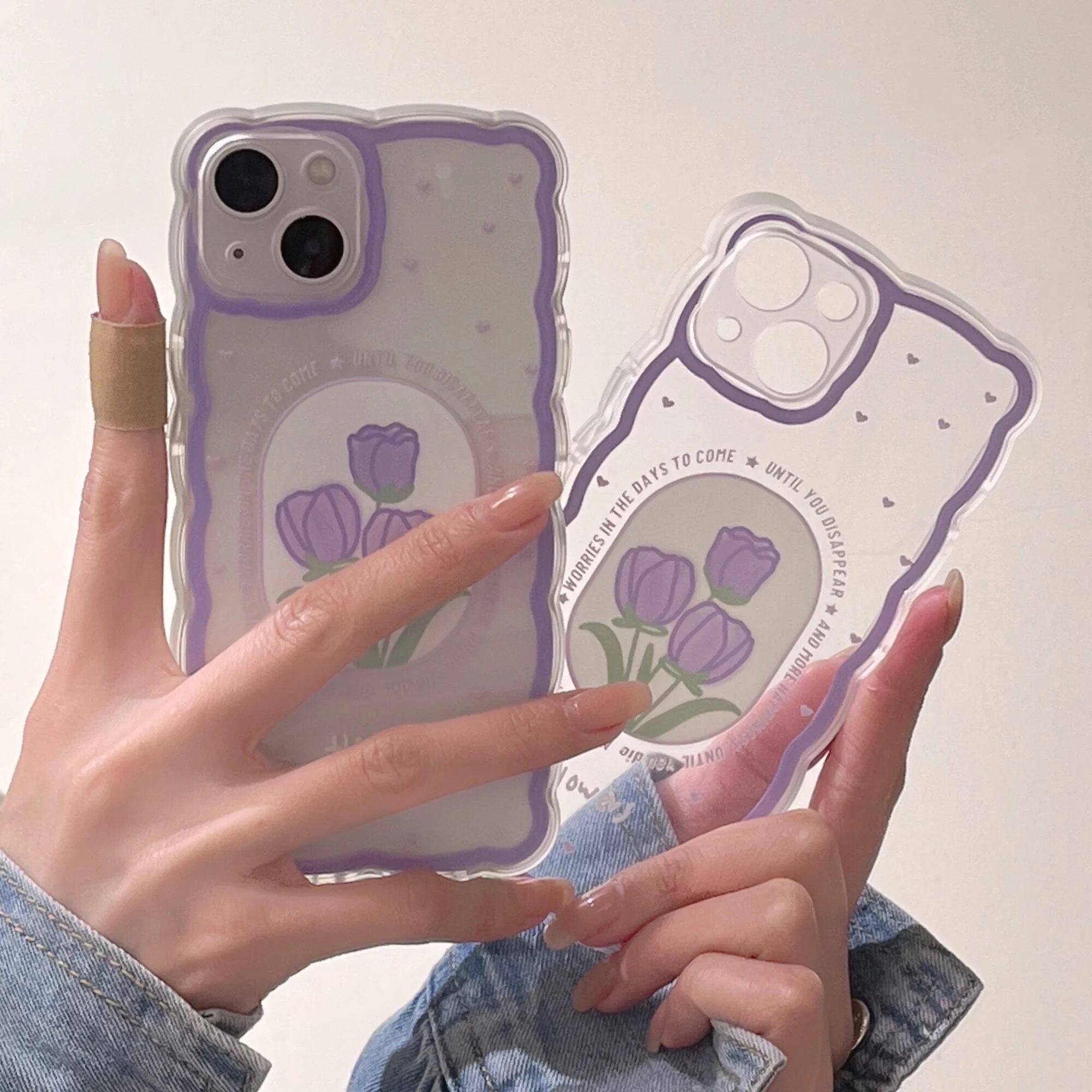 Iphone 11 紫 パープル 花柄 フラワー スマホケース アートケース スマートフォン カバー 最終値下げ