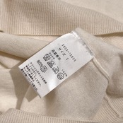 カシミヤ100% SOFUOL ソフール Uネック ハイゲージ ニット セーター 2 /オフホワイト系 レディース