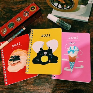【1月始まり】2026年DIARYリングノート/手帳