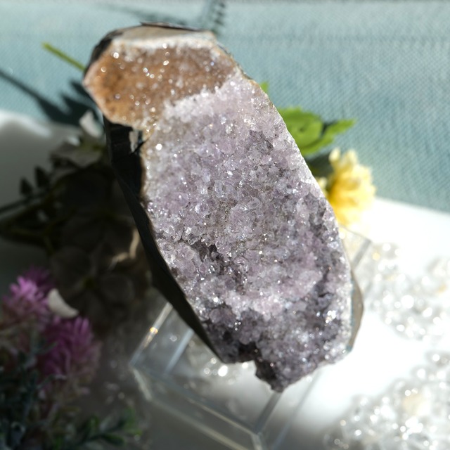 【やさしく包み込み、心を癒す】ラベンダーアメシストカペーラT25_5