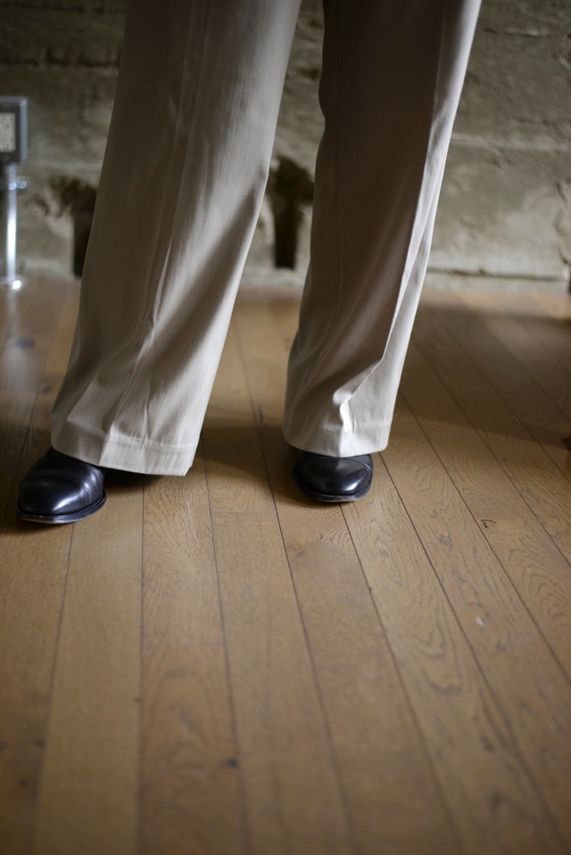 Ex SEMIFLARE EASY SLACKS (Khaki)