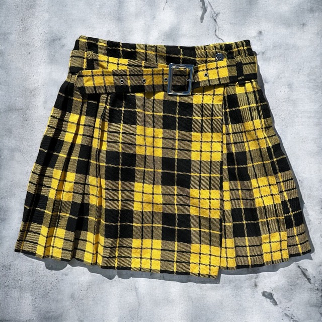 【LADIES】vintage pleats wrap skirt