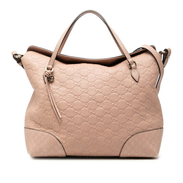 グッチ グッチシマ ハンドバッグ ショルダーバッグ 2WAY 353120 ピンク レザー レディース GUCCI 【中古】