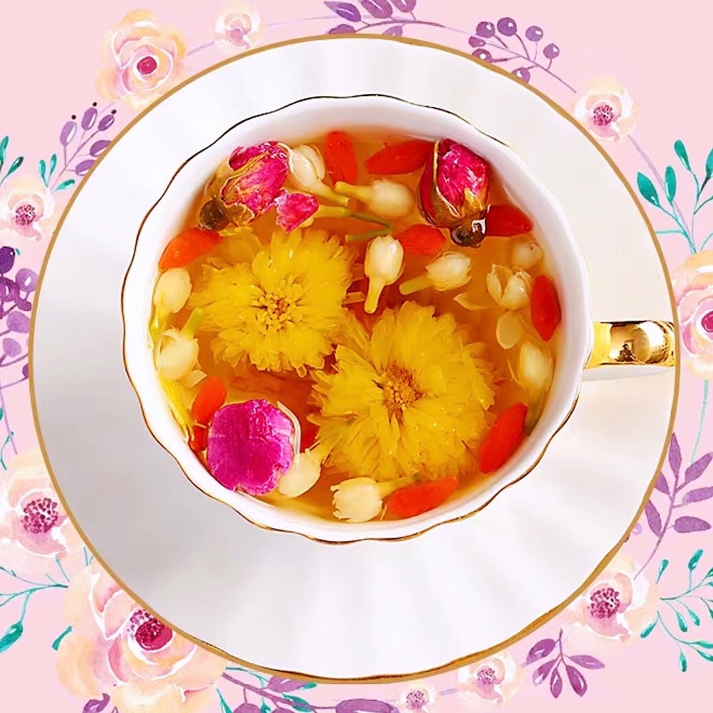 花茶】玫瑰茉莉花茶 10包/袋 | 五福茶荘