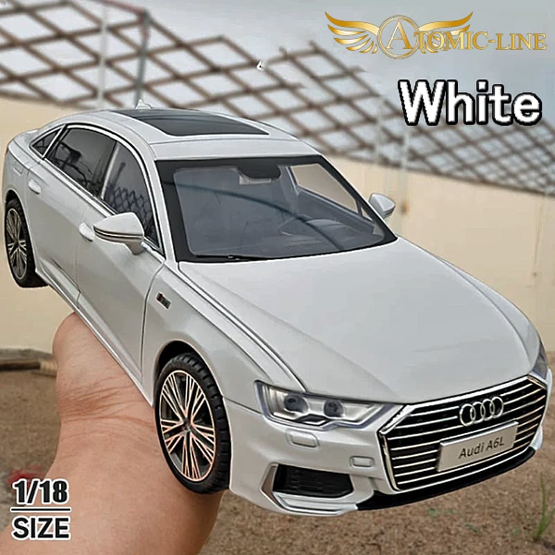 AUDI アウディ A6 5th 1/18 ミニカー 全2色 ライト点灯 エンジン