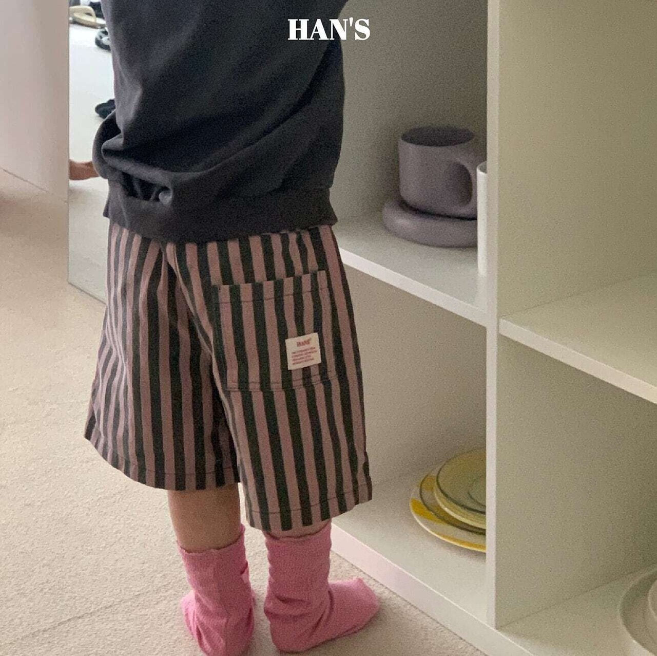 【取寄/韓国直送】Hans ストライプパンツ|秋服|韓国子供服|26/AT