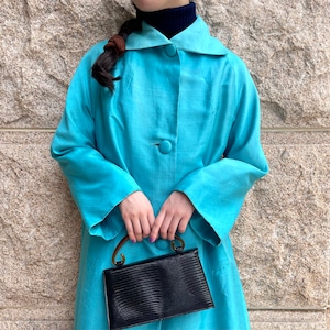 50's A line blue coat