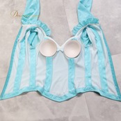 フラメンコ 衣装 トップス ブラウス ブルー系 グリーン系 水色 緑 長袖 フリル ダンス パーティ 発表会 レディース 踊り 舞台 柄 舞台衣装