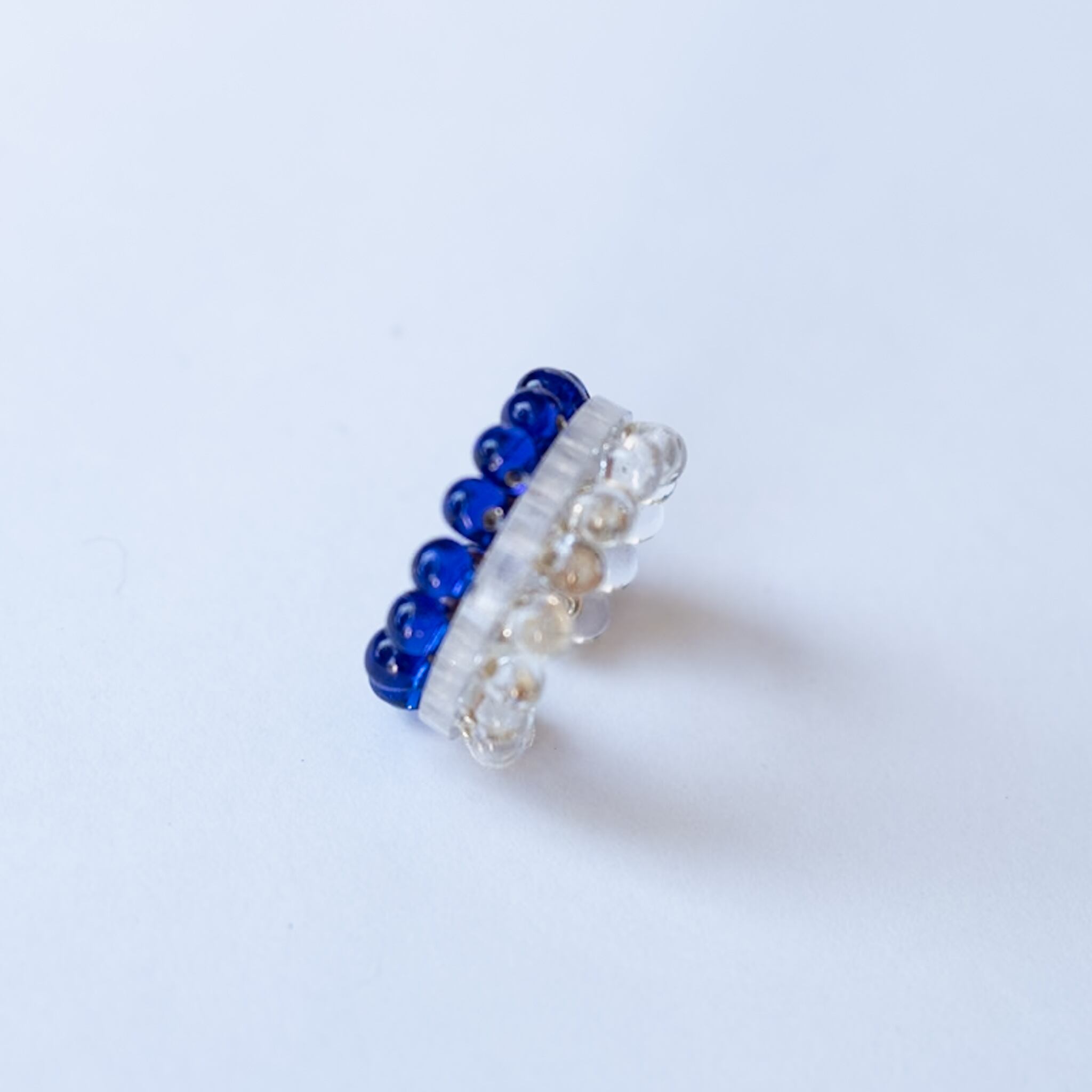 puzzle ring ear cuff bicolor [05]