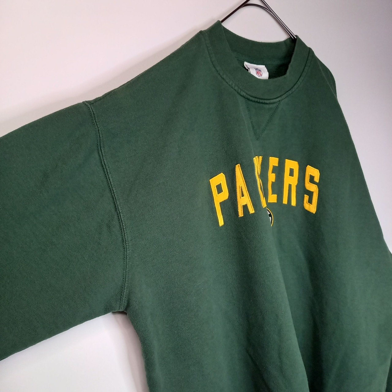 NFL　クルーネック　スウェット　トレーナー　パッカーズ　刺繍ロゴ