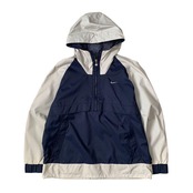 “90s Nike” half zip nylon jacket