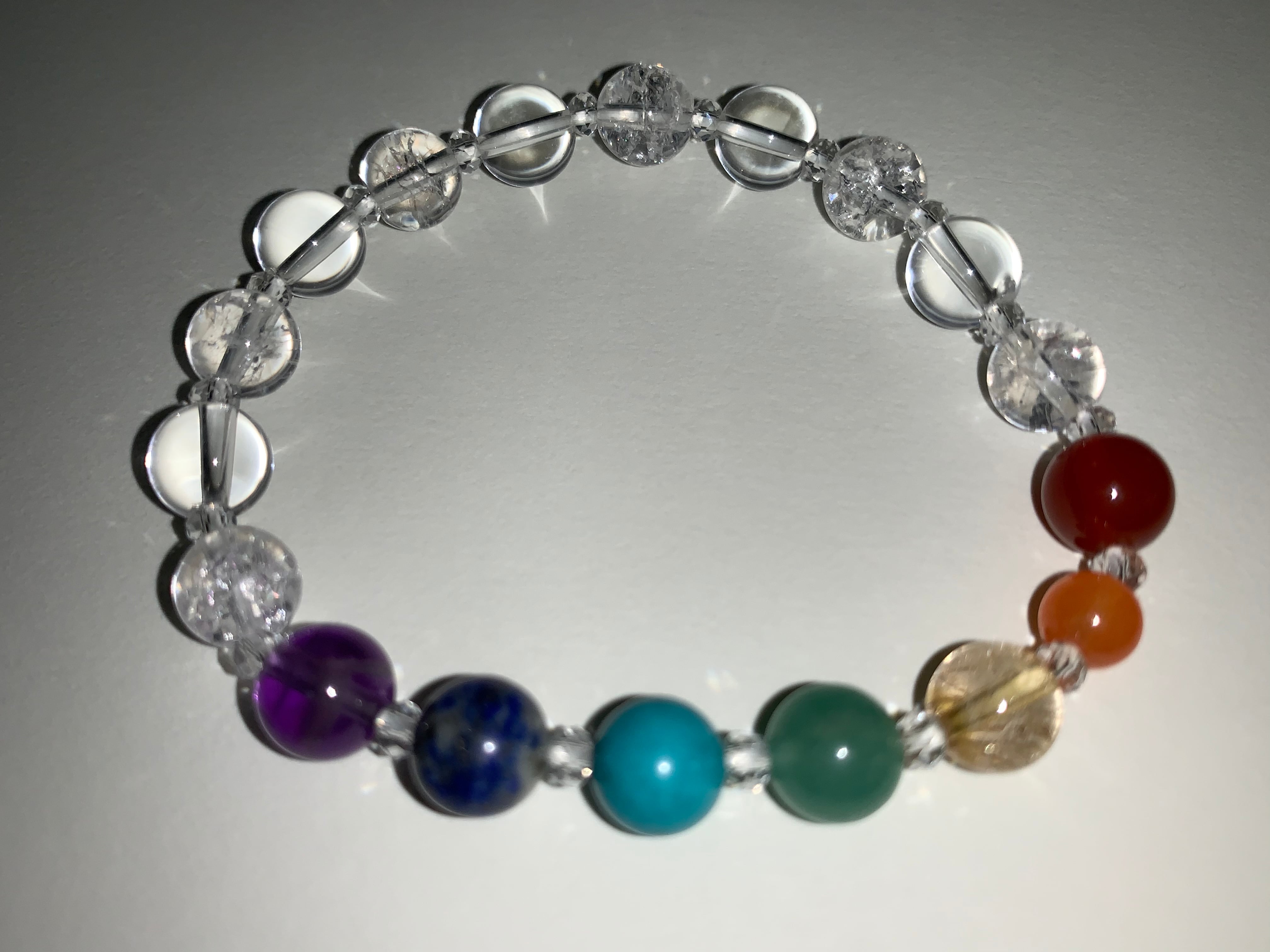 神聖幾何学フラーレン✨ ルチルクォーツ＆シトリン（多め）✨8mm玉 神聖幾何学フラーレン✨ ルチルクォーツ＆シトリン（多め）✨8mm玉