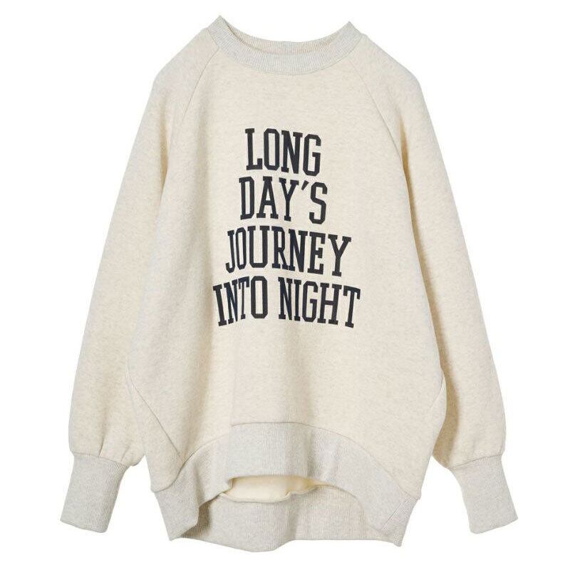 MICA&DEAL ロゴ裏起毛スウェットプルオーバー