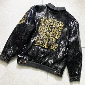 vintage KRIZIA JEANS decorative denim jacket