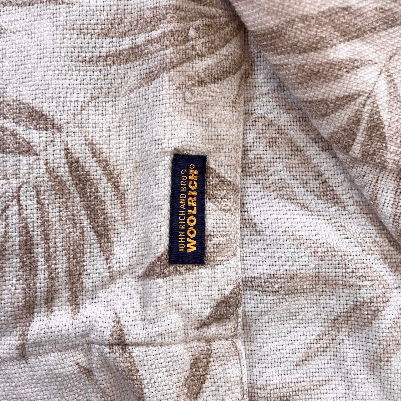 90年代 Woolrich ウールリッチ ジョンリッチ＆ブロス 総柄 開襟 アロハ