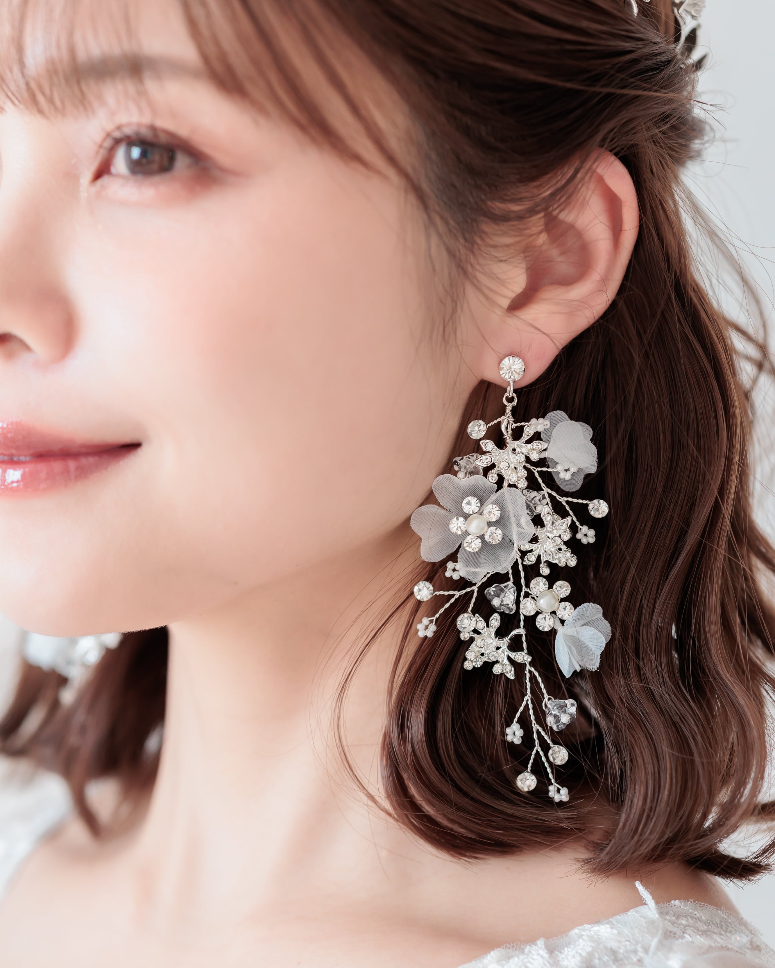 ブライダルピアス/イヤリング【AE2510-16】