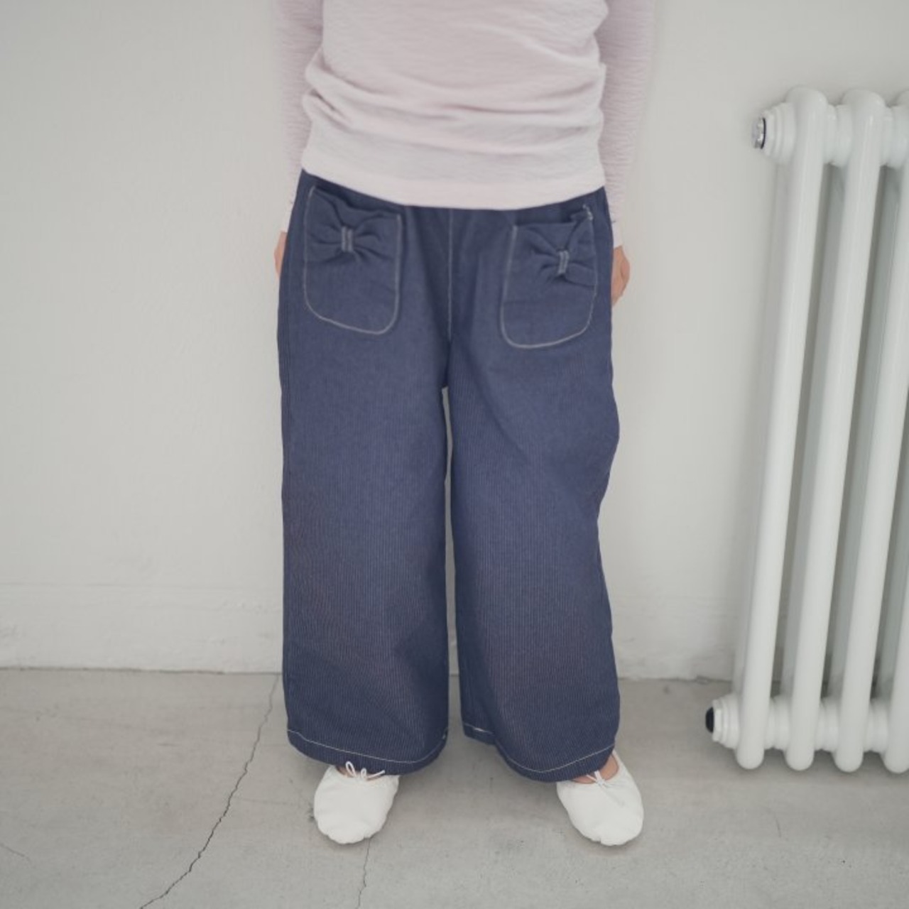 [BUTTERCUP] Ribbon Pocket Denim Pants / [버터컵] 리본포켓데님팬츠