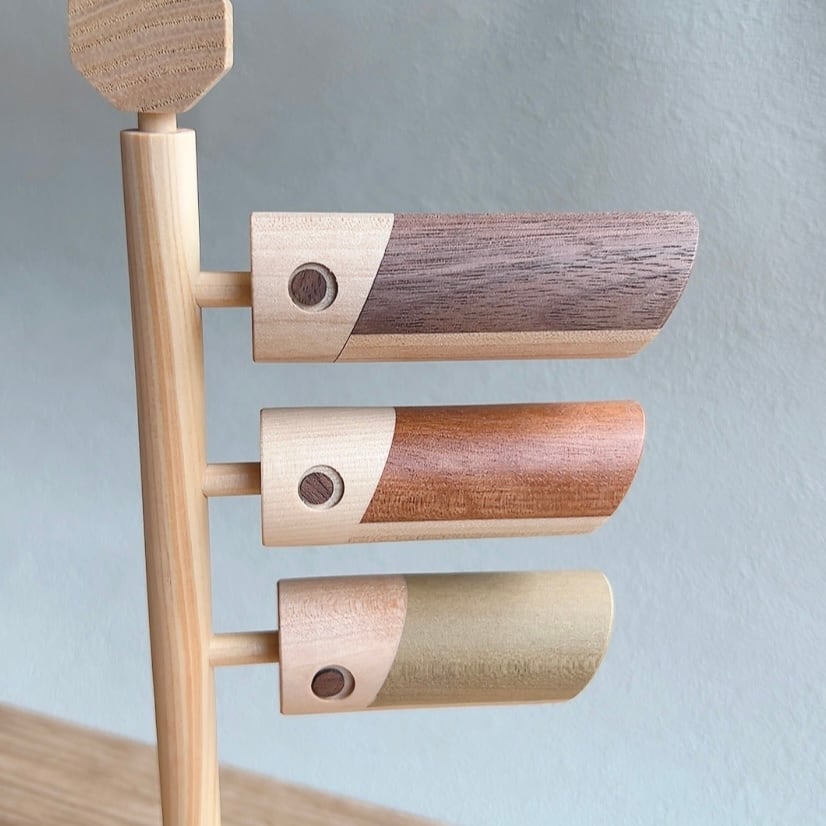 FROM HATSUKAICHI 寄木細工の木製 鯉のぼり こどもの日 こいのぼり