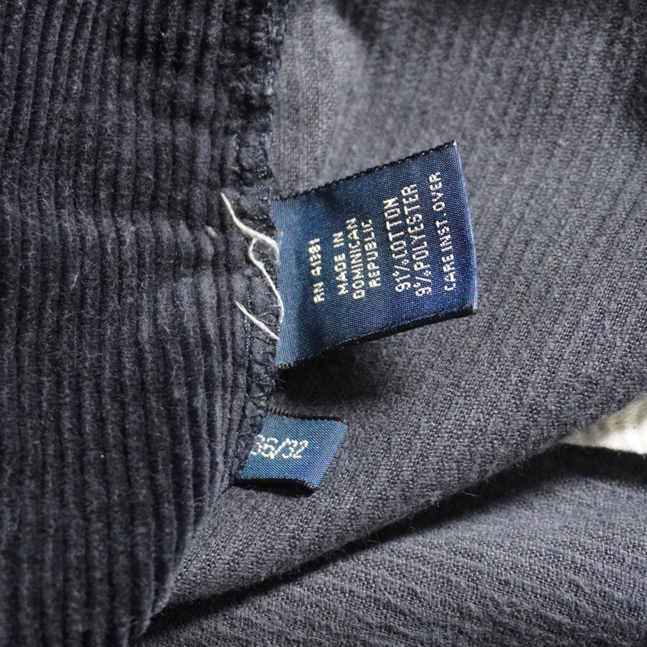 90s Polo by Ralph Lauren POLO CORDS ANDREW "black" W36L32 古着 - 9