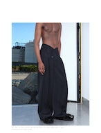 NUTEMPEROR Quip Project 025 Wool Blend Wide Trousers