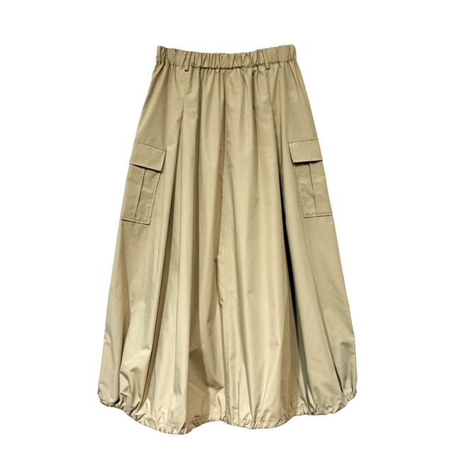 マットストレッチパッチワークスカート【260-5160】Matte stretch skirt