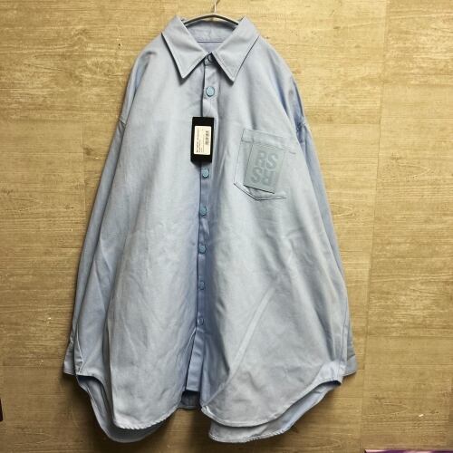 RAF SIMONS ラフシモンズ 231-M243 23SS OVERSIZED DENIM SHIRT WITH 