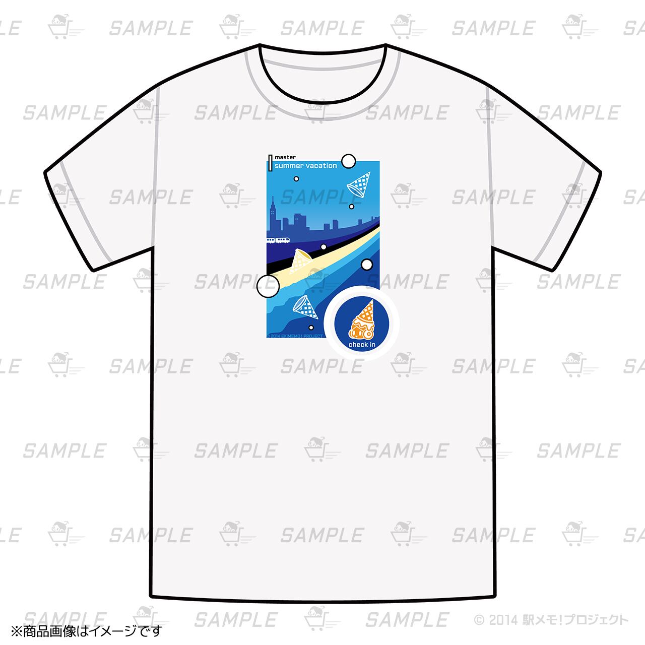 Tシャツ「Summer vacation YOSHIKO」 白・Lサイズ | 駅メモ！奪取er